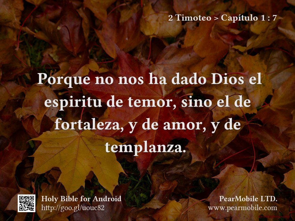 2 Timoteo, Capítulo 1:7